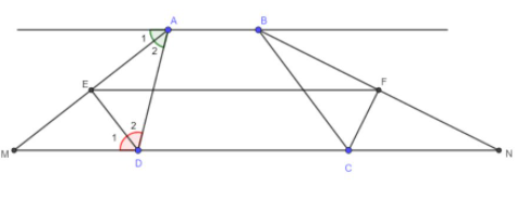 Đường trung bình của tam giác, của hình thang và cách giải – Toán lớp 8 (ảnh 1)