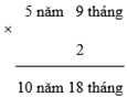Lý thuyết Nhân số đo thời gian với một số lớp 5 (ảnh 1)