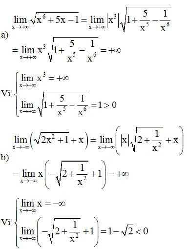 Giới hạn của hàm số và cách giải bài tập - Toán lớp 11 (ảnh 1)
