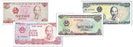 Giải Toán lớp 2 Tập 2 trang 95 Tiền Việt Nam - Một số tờ tiền – Chân trời sáng tạo (ảnh 1)