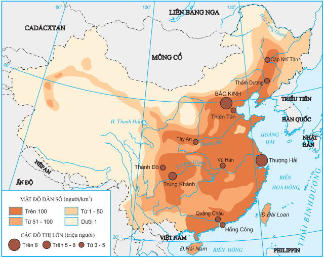Lý thuyết Trung Quốc – Tự nhiên, dân cư và tình hình phát triển kinh tế | Địa lí lớp 11 (ảnh 1)