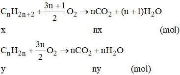 Hỗn hợp khí A chứa hiđro, một ankan và một anken. Đốt cháy hoàn toàn 100 ml A (ảnh 1)