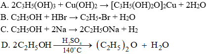 Trong số các phản ứng hoá học dưới đây, phản ứng nào là phản ứng oxi hoá - khử (ảnh 1)