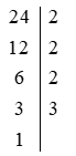 Hai số 24 và 35 có nguyên tố cùng nhau không. Vì sao (ảnh 1)