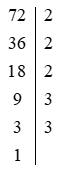 Tìm BCNN của các số sau a) 72 và 540 (ảnh 1)
