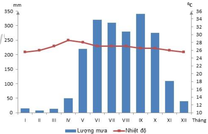 BIỂU ĐỒ NHIỆT ĐỘ, LƯỢNG MƯA CỦA THÀNH PHỐ HỒ CHÍ MINH (ảnh 1)