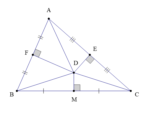 Tính chất ba đường trung trực của tam giác (Lý thuyết + Bài tập toán lớp 7) – Cánh diều (ảnh 1)