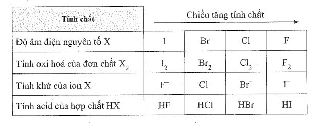 Sách bài tập Hóa học 10 Bài 18 (Cánh diều): Hydrogen halide và hydrohalic acid  (ảnh 1)