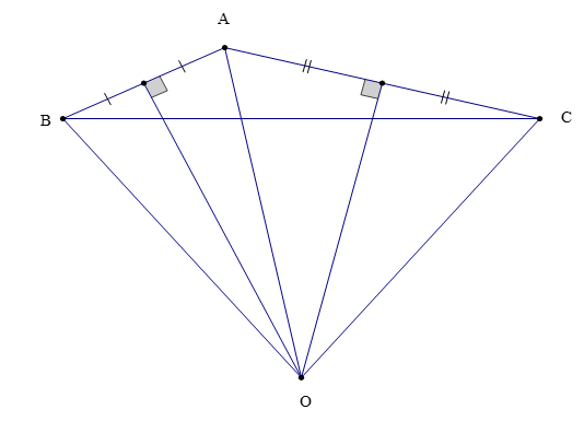 Tính chất ba đường trung trực của tam giác (Lý thuyết + Bài tập toán lớp 7) – Cánh diều (ảnh 1)