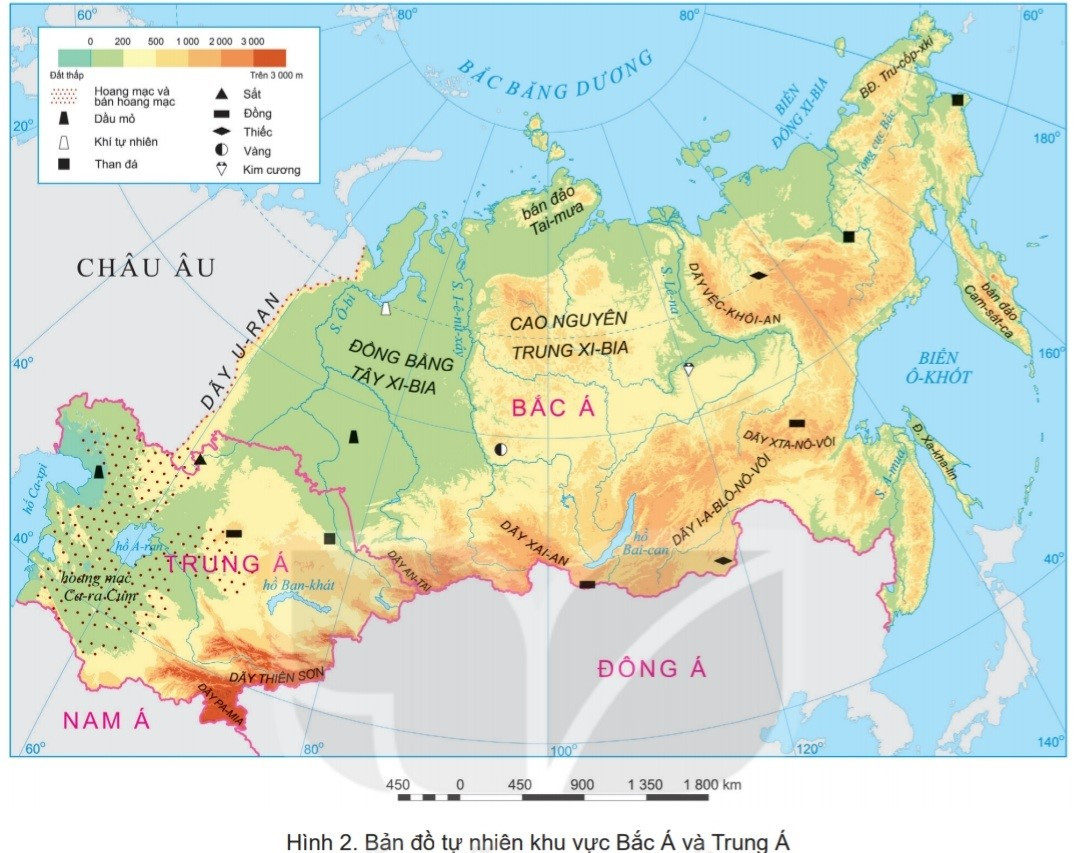Lý thuyết Địa Lí 7 Bài 7: Bản đồ chính trị Châu Á, các khu vực của châu Á - Chân trời sáng tạo (ảnh 1)