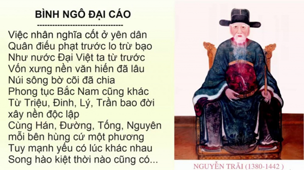 Tóm tắt Nước Đại Việt ta hay, ngắn gọn (5 mẫu) (ảnh 1)