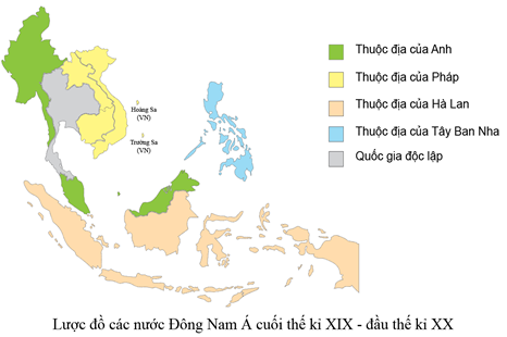 Trình bày khái quát quá trình xâm lược các nước Đông Nam Á của thực dân phương Tây (ảnh 1)