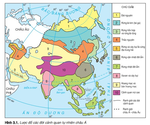 Hãy phân biệt sự khác nhau về khí hậu giữa các phần của khu vực Đông Á (ảnh 1)