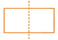 Hãy vẽ trục một đối xứng của mỗi hình sau (có thể) (ảnh 1)