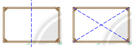 Hãy chỉ ra các trục đối xứng và tâm đối xứng (nếu có) của mỗi hình sau (ảnh 1)