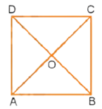 Cho hình vuông ABCD. Hãy xác định điểm O sao cho các bộ ba điểm A, O, C (ảnh 1)