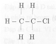 Viết công thức cấu tạo của các chất có công thức phân tử sau: C3H4, C2H5Cl, C3H9N. (ảnh 2)