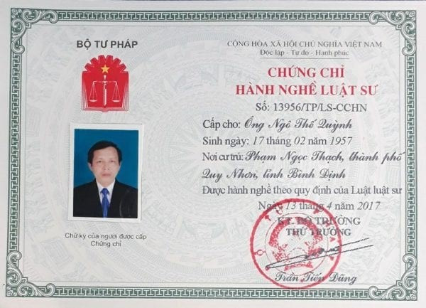 Hồ sơ, trình tự đề nghị cấp Chứng chỉ hành nghề luật sư [Năm 2023] (ảnh 1)