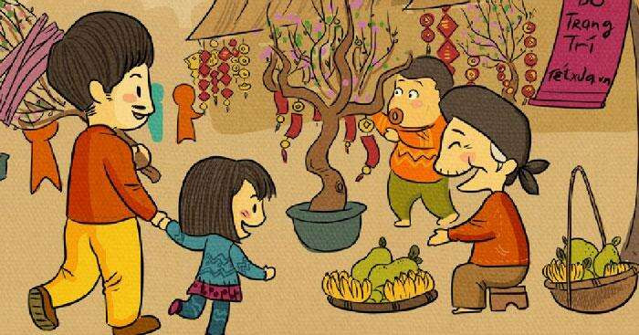 TOP 12 mẫu Tả cảnh chợ hoa ngày Tết (2025) SIÊU HAY (ảnh 1)