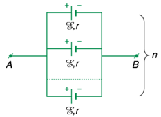 Ghép các nguồn điện thành bộ và cách giải (ảnh 1)