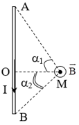 Từ trường của dây dẫn có hình dạng đặc biệt - Nguyên lí chồng chất từ trường - Bài tập và cách giải – Vật lý lớp 11 (ảnh 1)