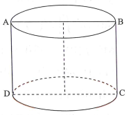tính thể tích của khối trụ biết bán kính đáy của khối trụ đó bằng a và thiết diện qua trục là một hình vuông (ảnh 1)