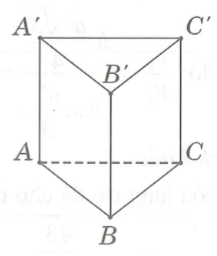 thể tích V của khối lăng trụ tam giác đều có cạnh đáy bằng a và tổng diện tích các mặt bên bằng  3 a^2 (ảnh 1)