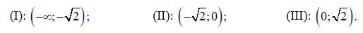 Cho hàm số y = - x^4 + 4 x^2 + 10 và các khoảng sau hàm số đồng biến trên các khoảng nào (ảnh 1)