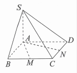 Cho hình chóp S.ABCD có đáy ABCD là hình vuông, AB = 1, cạnh bên SA = 1 và vuông góc với mặt phẳng đáy (ABCD). Kí hiệu M là điểm di động trên đoạn CD và N là điểm di động trên đoạn CB sao cho . Thể tích nhỏ nhất của khối chóp S.AMN là (ảnh 1)