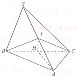 Cho hình chóp S.ABC có đáy ABC là tam giác vuông tại A, AB = 1cm. Tam giác SAB, SAC lần lượt vuông tại B và C (ảnh 1)