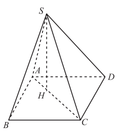 Cho khối chóp SABCD có đáy là hình vuông cạnh a / căn 2, tam giác SAC vuông tại S và nằm trong mặt phẳng vuông góc với đáy (ảnh 1)