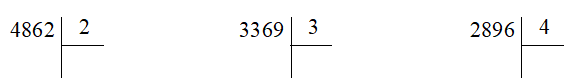 Toán lớp 3 trang 117 bài Chia số có bốn chữ số với số có một chữ số (ảnh 1)