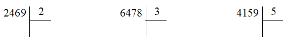 Toán lớp 3 trang 117 bài Chia số có bốn chữ số với số có một chữ số (tiếp theo) (ảnh 1)