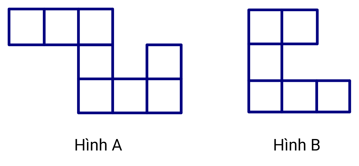 Lý thuyết Diện tích của một hình. Đơn vị đo diện tích xăng – ti – mét vuông lớp 3 (ảnh 1)