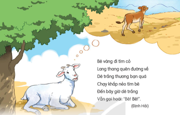 Giải Tiếng Việt lớp 2 Tập 1 Bài 17: Gọi bạn – Kết nối tri thức (ảnh 1)