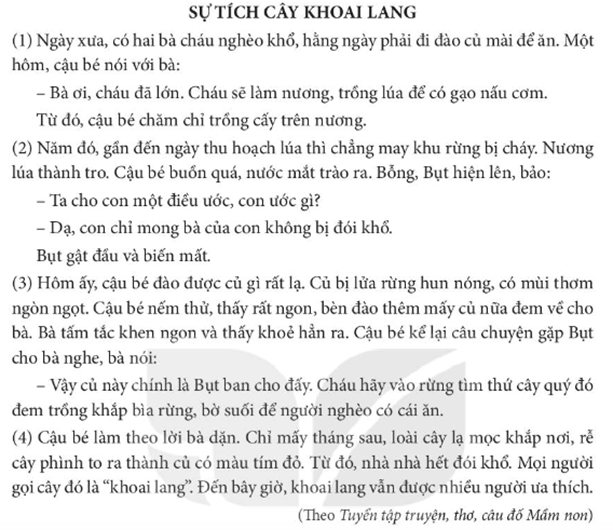 Giải Tiếng Việt lớp 2 Tập 2 Bài 7: Hạt thóc – Kết nối tri thức (ảnh 1)