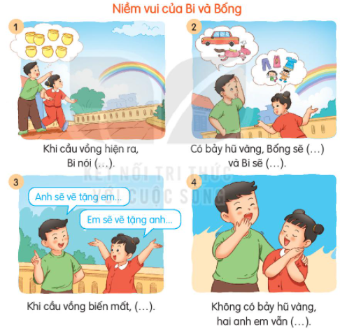 Giải Tiếng Việt lớp 2 Tập 1 Bài 3 : Niềm vui của Bi và Bống – Kết nối tri thức (ảnh 1)