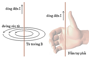 Lý thuyết Từ trường của dòng điện chạy trong các dây dẫn có hình dạng đặc biệt | Vật lí lớp 11 (ảnh 1)