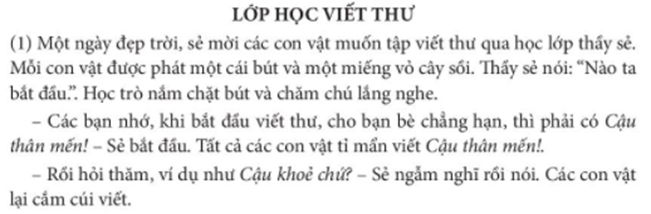 Giải Tiếng Việt lớp 2 Tập 2 Bài 17: Những cách chào độc đáo – Kết nối tri thức (ảnh 1)
