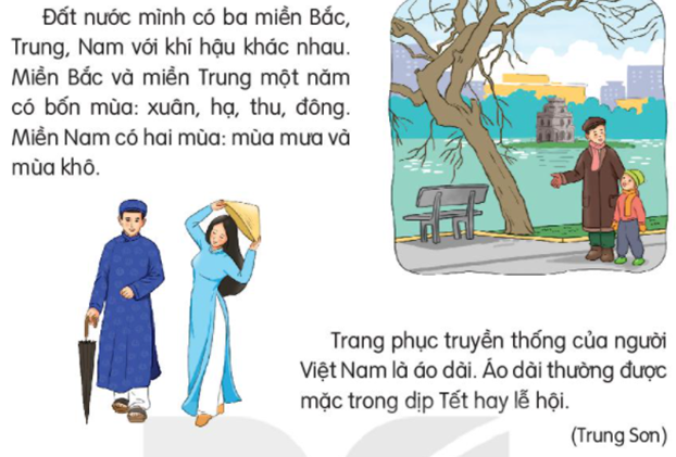 Giải Tiếng Việt lớp 2 Tập 2 Bài 25: Đất nước chúng mình – Kết nối tri thức (ảnh 1)