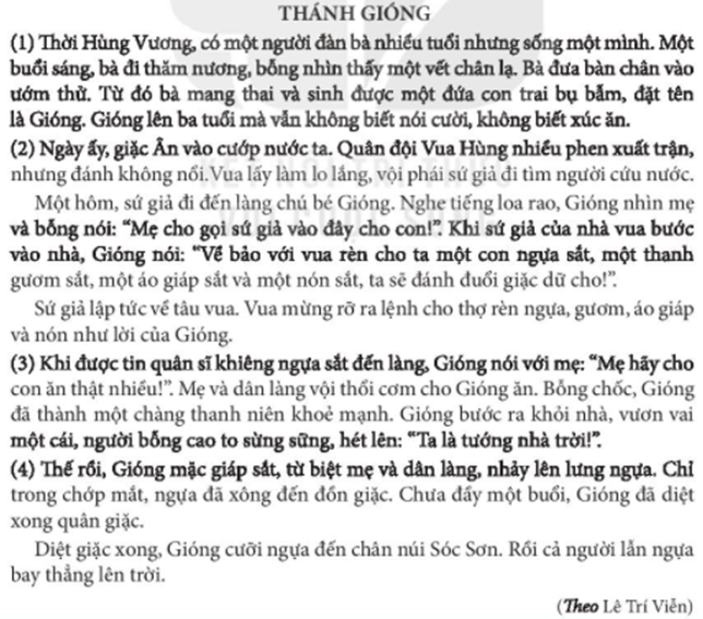 Tiếng Việt Lớp 2 Trang 112 Kể Chuyện Thánh Gióng | Kết Nối Tri Thức