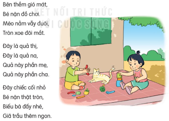 Giải Tiếng Việt lớp 2 Tập 1 Bài 24: Nặn đồ chơi – Kết nối tri thức (ảnh 1)