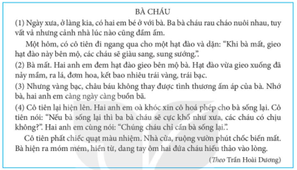 Giải Tiếng Việt lớp 2 Tập 1 Bài 29: Cánh cửa nhớ bà – Kết nối tri thức (ảnh 1)