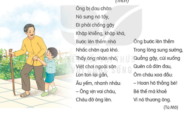 Giải Tiếng Việt lớp 2 Tập 1 Bài 30: Thương ông – Kết nối tri thức (ảnh 1)