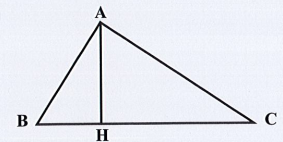 Tam giác ABC vuông tại A có AB = 6cm; AC = 8cm và BC = 10cm (ảnh 1)