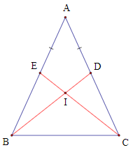 TOP 20 câu Trắc nghiệm Tam giác cân. Đường trung trực của đoạn thẳng - Toán 7 Kết nối tri thức (ảnh 1)