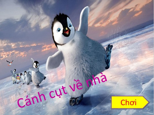 Trò chơi Powerpoint Chim cánh cụt (2 mẫu) SIÊU HAY (ảnh 1)