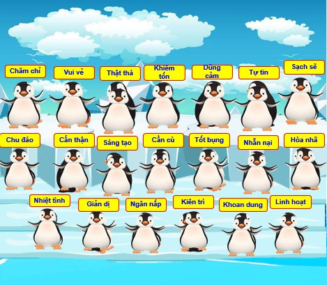 Trò chơi Powerpoint Chim cánh cụt (2 mẫu) SIÊU HAY (ảnh 1)