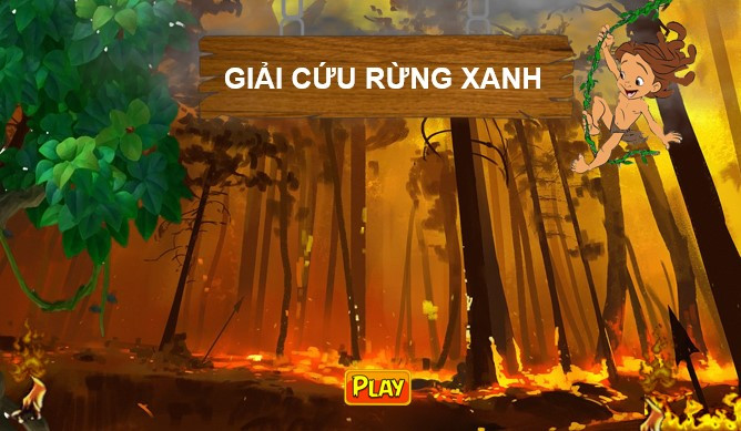 Trò chơi Powerpoint Bảo vệ rừng xanh (3 mẫu) SIÊU HAY (ảnh 1)