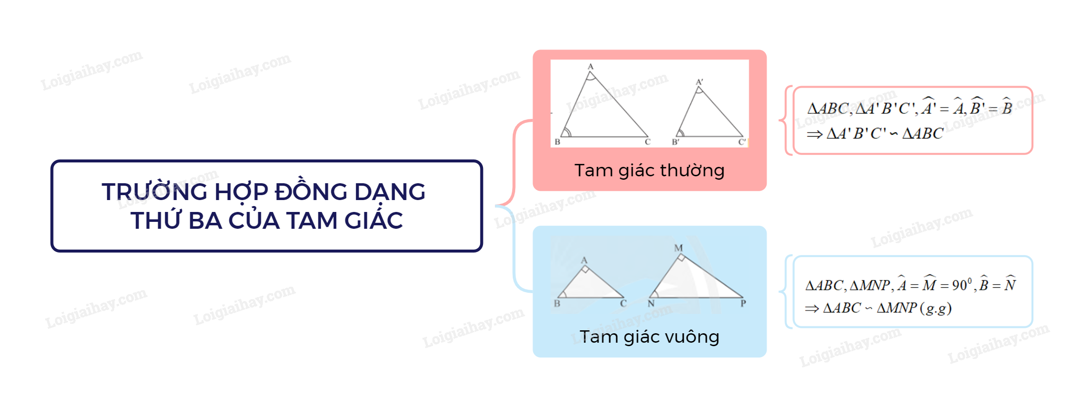 Lý thuyết Trường hợp đồng dạng thứ ba của tam giác – Toán lớp 8 Cánh diều (ảnh 1)